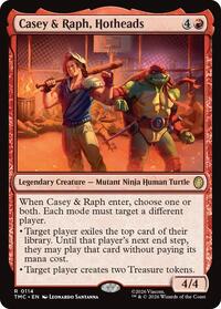 Casey & Raph, Hotheads (114) [Commander: Teenage Mutant Ninja Turtles]