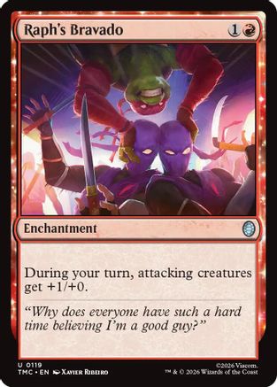 Raph's Bravado (TMC-119) - Commander: Teenage Mutant Ninja Turtles