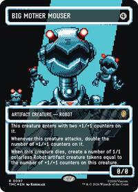 Big Mother Mouser (Borderless) (Surge Foil) (97) [Commander: Teenage Mutant Ninja Turtles]