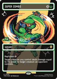 Super Combo (Borderless) (Surge Foil) (95) [Commander: Teenage Mutant Ninja Turtles]
