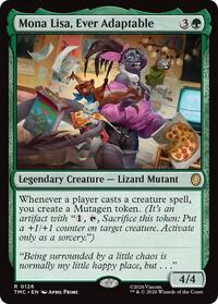 Mona Lisa, Ever Adaptable (126) [Commander: Teenage Mutant Ninja Turtles]