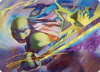 Leonardo's Technique Art Card (Gold-Stamped Signature) (2) [Art Series: Teenage Mutant Ninja Turtles]