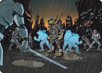 The Last Ronin's Technique Art Card (23) [Art Series: Teenage Mutant Ninja Turtles]