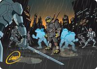 The Last Ronin's Technique Art Card (Gold-Stamped Signature) (23) [Art Series: Teenage Mutant Ninja Turtles]