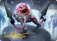 Krang, Master Mind Art Card (4/54) (Gold-Stamped Signature) (4) [Art Series: Teenage Mutant Ninja Turtles]