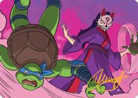 Kitsune's Technique Art Card (Gold-Stamped Signature) (24) [Art Series: Teenage Mutant Ninja Turtles]