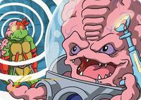 Krang, Master Mind Art Card (25/54) (Gold-Stamped Signature) (25) [Art Series: Teenage Mutant Ninja Turtles]