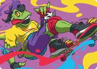 Mondo Gecko Art Card (26) [Art Series: Teenage Mutant Ninja Turtles]