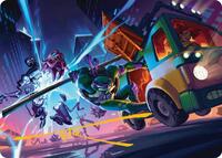 Donatello, Rad Scientist Art Card (Gold-Stamped Signature) (47) [Art Series: Teenage Mutant Ninja Turtles]