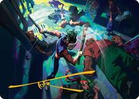 Pain 101 Art Card (Gold-Stamped Signature) (6) [Art Series: Teenage Mutant Ninja Turtles]