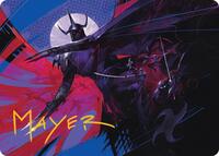 Shredder's Technique Art Card (Gold-Stamped Signature) (7) [Art Series: Teenage Mutant Ninja Turtles]