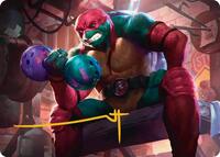 Raphael, Tough Turtle Art Card (Gold-Stamped Signature) (9) [Art Series: Teenage Mutant Ninja Turtles]