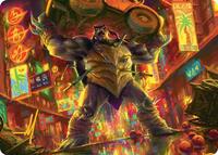 Slash, Reptile Rampager Art Card (Gold-Stamped Signature) (10) [Art Series: Teenage Mutant Ninja Turtles]