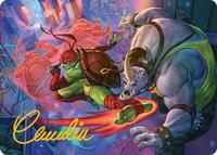 Super Combo Art Card (Gold-Stamped Signature) (44) [Art Series: Teenage Mutant Ninja Turtles]
