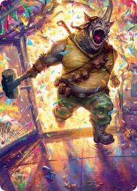 Rocksteady, Rowdy Rhino Art Card (54) [Art Series: Teenage Mutant Ninja Turtles]