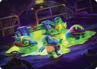 The Ooze Art Card (18) [Art Series: Teenage Mutant Ninja Turtles]