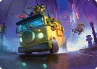 Turtle Van Art Card (19) [Art Series: Teenage Mutant Ninja Turtles]