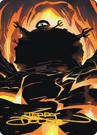 Technodrome Art Card (Gold-Stamped Signature) (22) [Art Series: Teenage Mutant Ninja Turtles]
