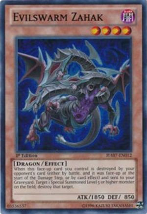 Evilswarm Zahak (HA07-EN012) - Hidden Arsenal 7: Knight of Stars Unlimited