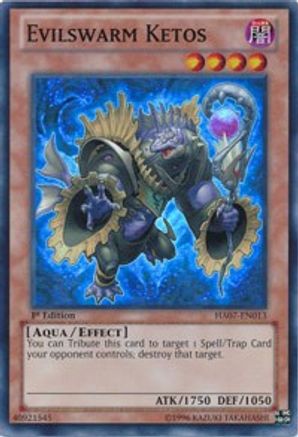 Evilswarm Ketos (HA07-EN013) - Hidden Arsenal 7: Knight of Stars 1st Edition