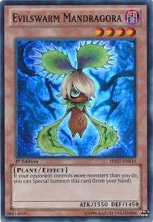 Evilswarm Mandragora (HA07-EN015) - Hidden Arsenal 7: Knight of Stars Unlimited