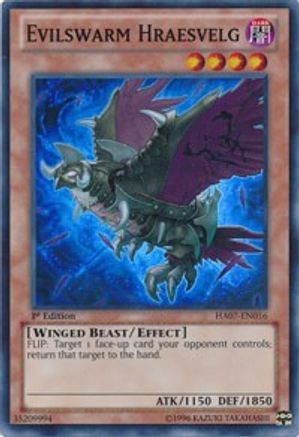Evilswarm Hraesvelg (HA07-EN016) - Hidden Arsenal 7: Knight of Stars Unlimited