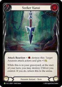 Seeker Kunai (Red) (GEM111) [GEM Pack 4]