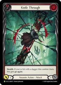Knife Through (Red) (GEM113) [GEM Pack 4]