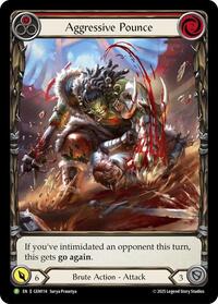 Aggressive Pounce (Red) (GEM114) [GEM Pack 4]