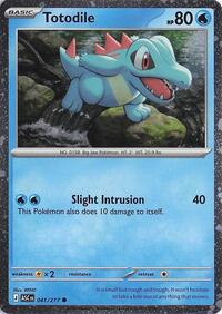 Totodile (Cosmos Holo) (041/217) [Miscellaneous Cards & Products]