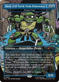 Slash, Evil Turtle from Dimension X - Pirated Copy (2363) [Secret Lair Drop Series]