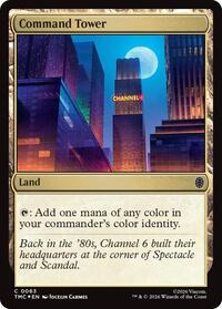 Command Tower (Surge Foil) (63) [Commander: Teenage Mutant Ninja Turtles]