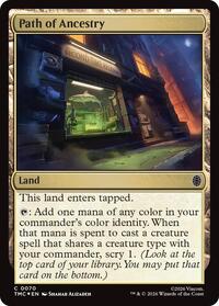 Path of Ancestry (Surge Foil) (70) [Commander: Teenage Mutant Ninja Turtles]