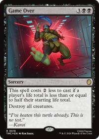 Game Over (Surge Foil) (18) [Commander: Teenage Mutant Ninja Turtles]