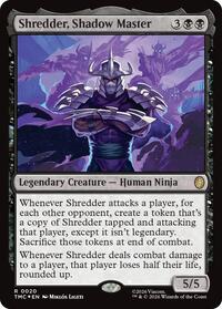 Shredder, Shadow Master (Surge Foil) (20) [Commander: Teenage Mutant Ninja Turtles]