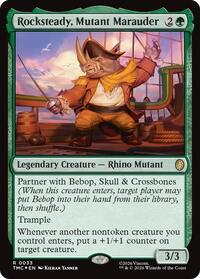 Rocksteady, Mutant Marauder (Surge Foil) (33) [Commander: Teenage Mutant Ninja Turtles]