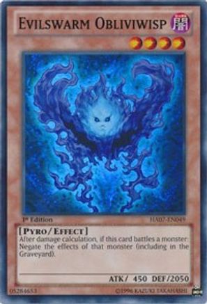 Evilswarm Obliviwisp (HA07-EN049) - Hidden Arsenal 7: Knight of Stars Unlimited