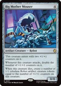 Big Mother Mouser (Surge Foil) (37) [Commander: Teenage Mutant Ninja Turtles]