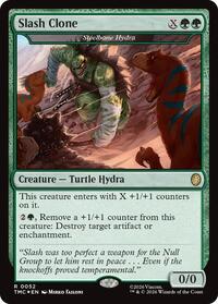 Slash Clone - Steelbane Hydra (Surge Foil) (52) [Commander: Teenage Mutant Ninja Turtles]