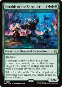 Heralds of the Shredder - Vigor (Surge Foil) (53) [Commander: Teenage Mutant Ninja Turtles]