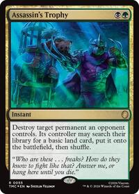 Assassin's Trophy (Surge Foil) (55) [Commander: Teenage Mutant Ninja Turtles]