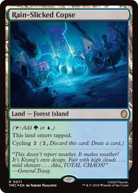 Rain-Slicked Copse (Surge Foil) (71) [Commander: Teenage Mutant Ninja Turtles]