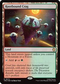 Rootbound Crag (Surge Foil) (72) [Commander: Teenage Mutant Ninja Turtles]