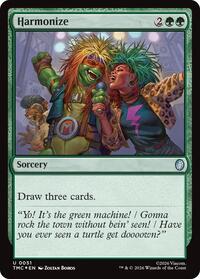 Harmonize (Surge Foil) (51) [Commander: Teenage Mutant Ninja Turtles]