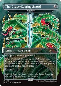 The Grass-Cutting Sword - Sunforger (2381) [Secret Lair Drop Series]