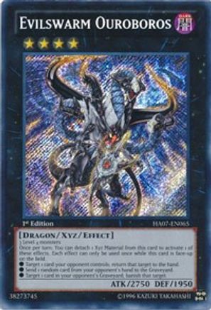 Evilswarm Ouroboros (HA07-EN065) - Hidden Arsenal 7: Knight of Stars 1st Edition