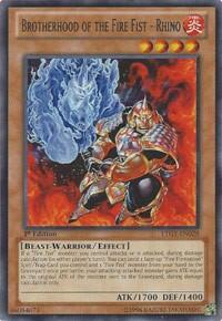 Brotherhood of the Fire Fist - Rhino (LTGY-EN028) [Lord of the Tachyon Galaxy]