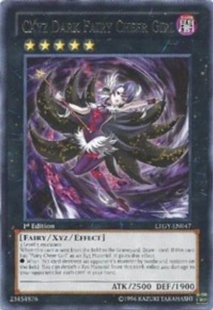 CXyz Dark Fairy Cheer Girl (LTGY-EN047) - Lord of the Tachyon Galaxy 1st Edition