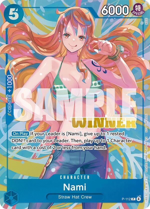 Nami (Heroines Battle Winner Pack) (P-112) [One Piece Promotion Cards]