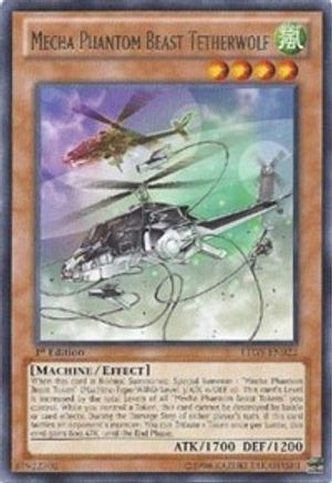 Mecha Phantom Beast Tetherwolf (LTGY-EN022) - Lord of the Tachyon Galaxy 1st Edition